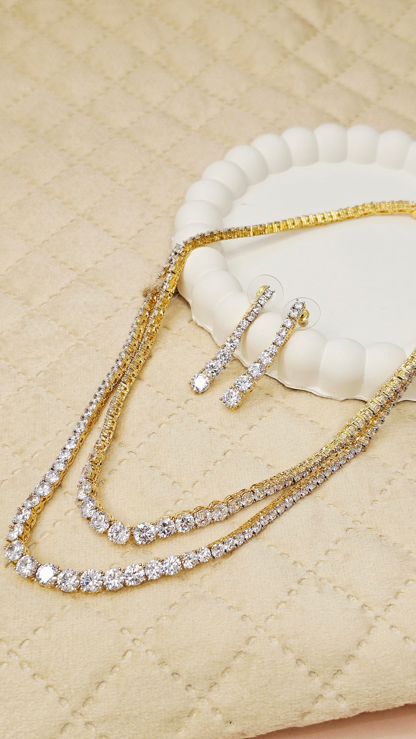 NECLACE SET ZIRCONIA