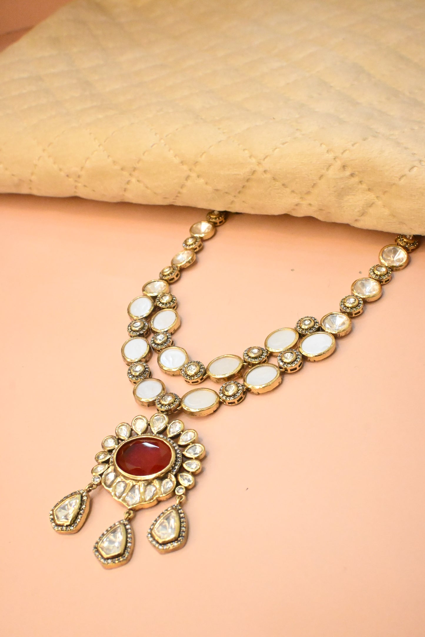 MOISSANITE NECKLACE SET