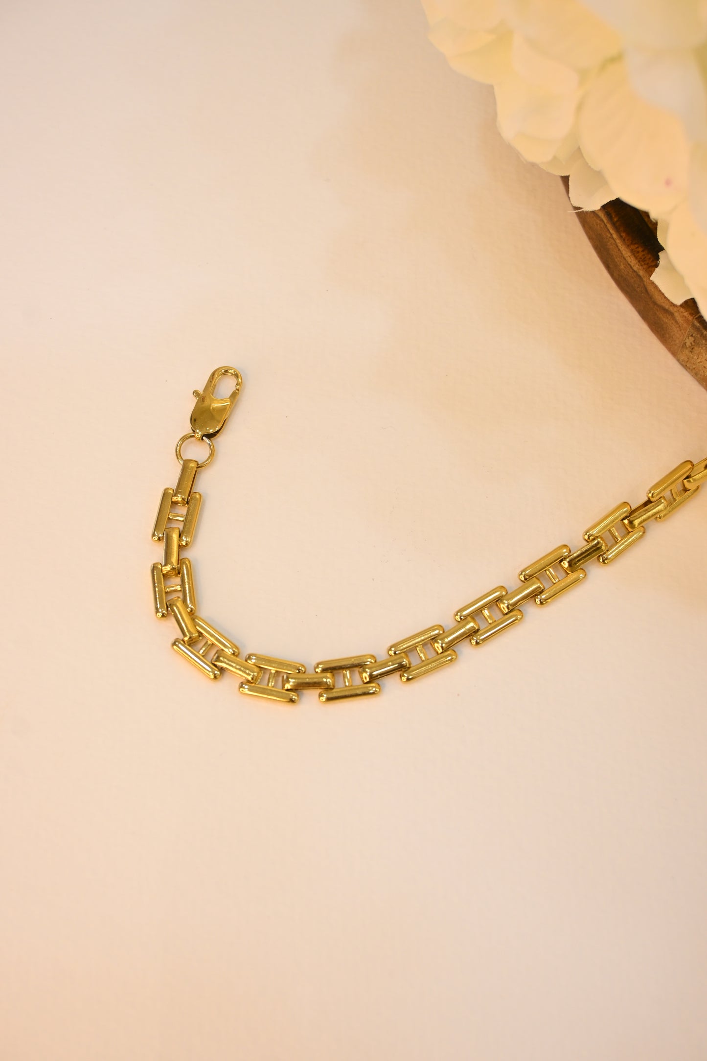 Bold Metal Link Chain Bracelet