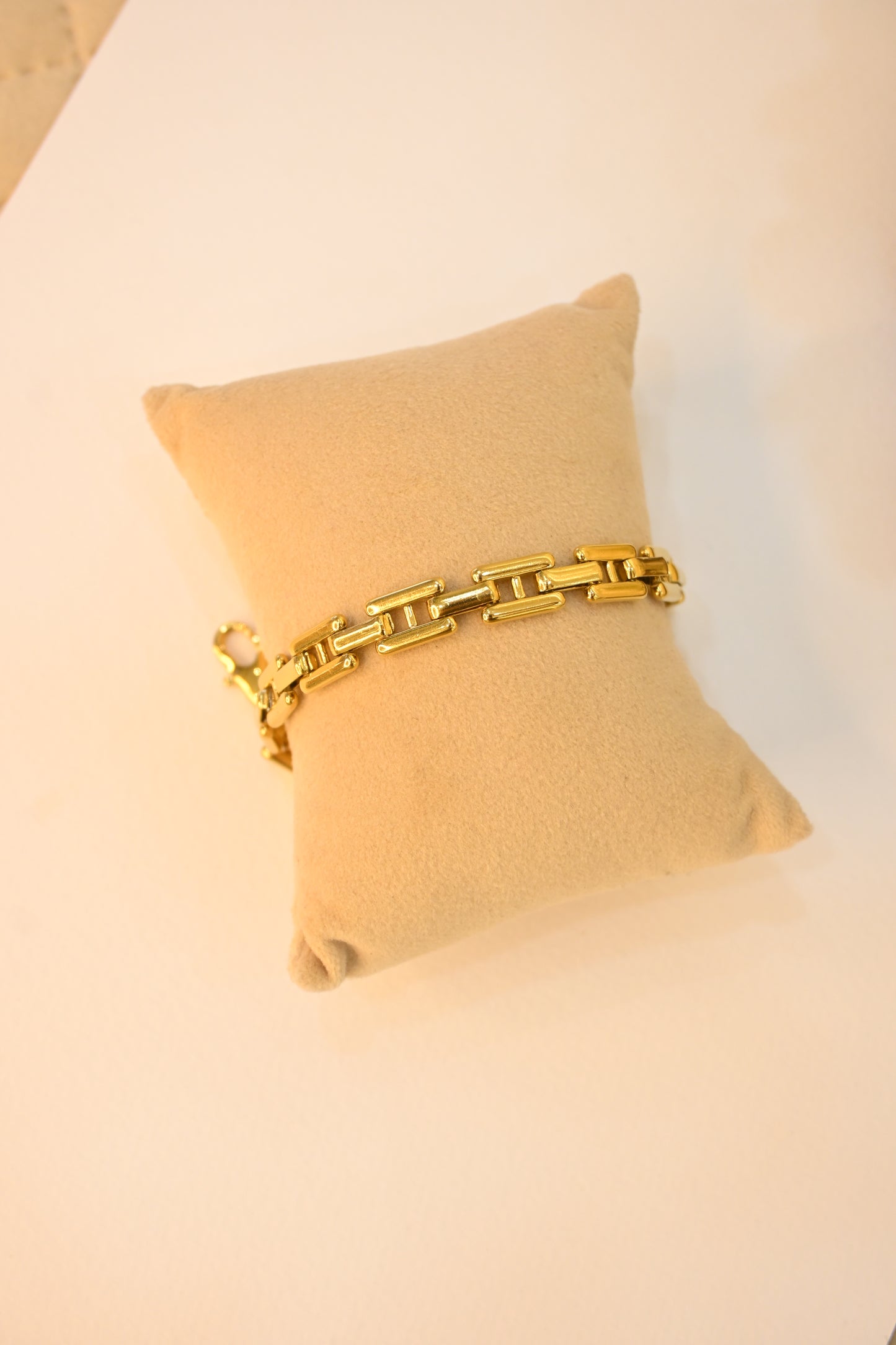 Bold Metal Link Chain Bracelet