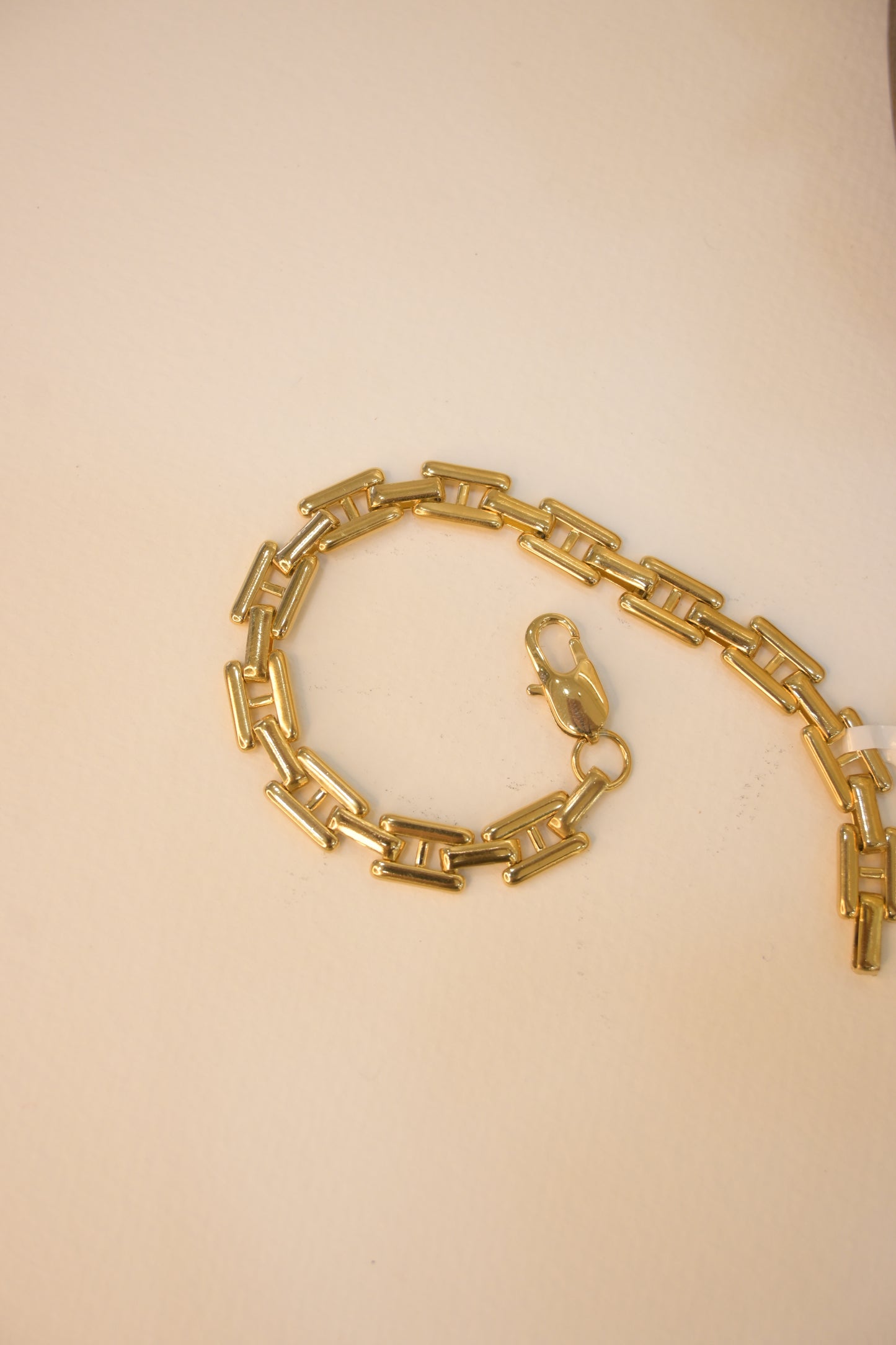 Statement Gold Plated Link Chain Bracelet
