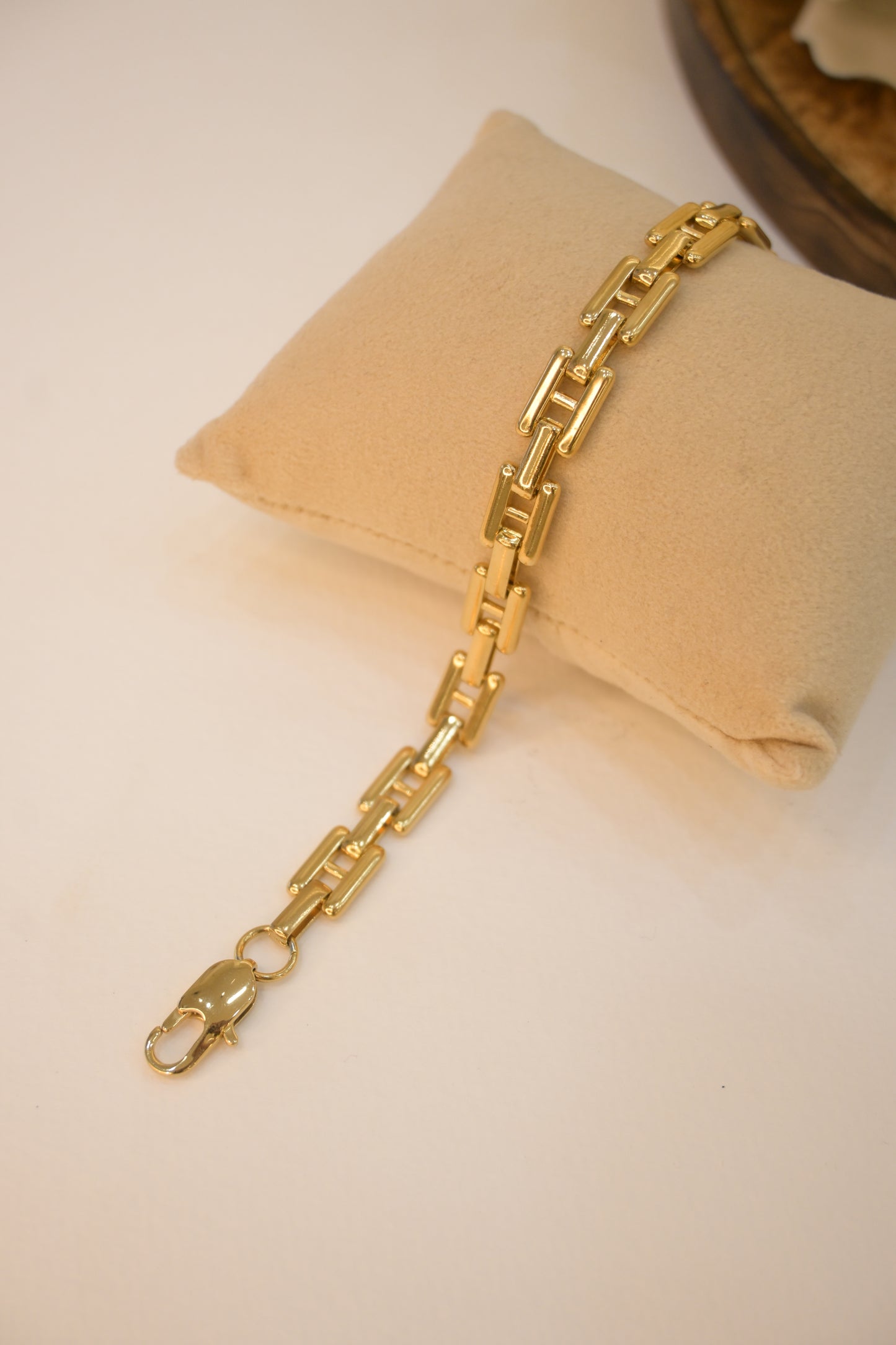 Statement Gold Plated Link Chain Bracelet