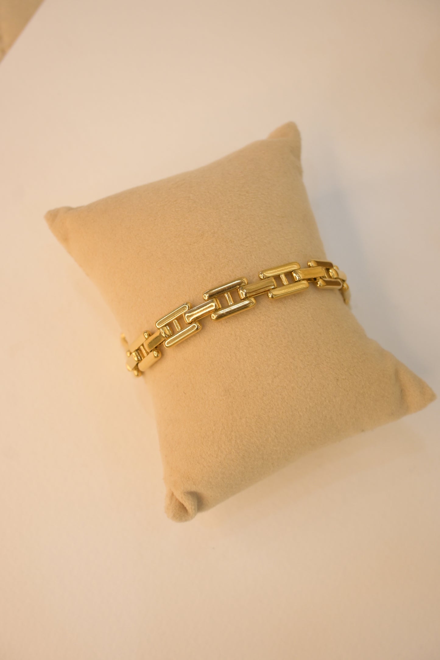 Statement Gold Plated Link Chain Bracelet
