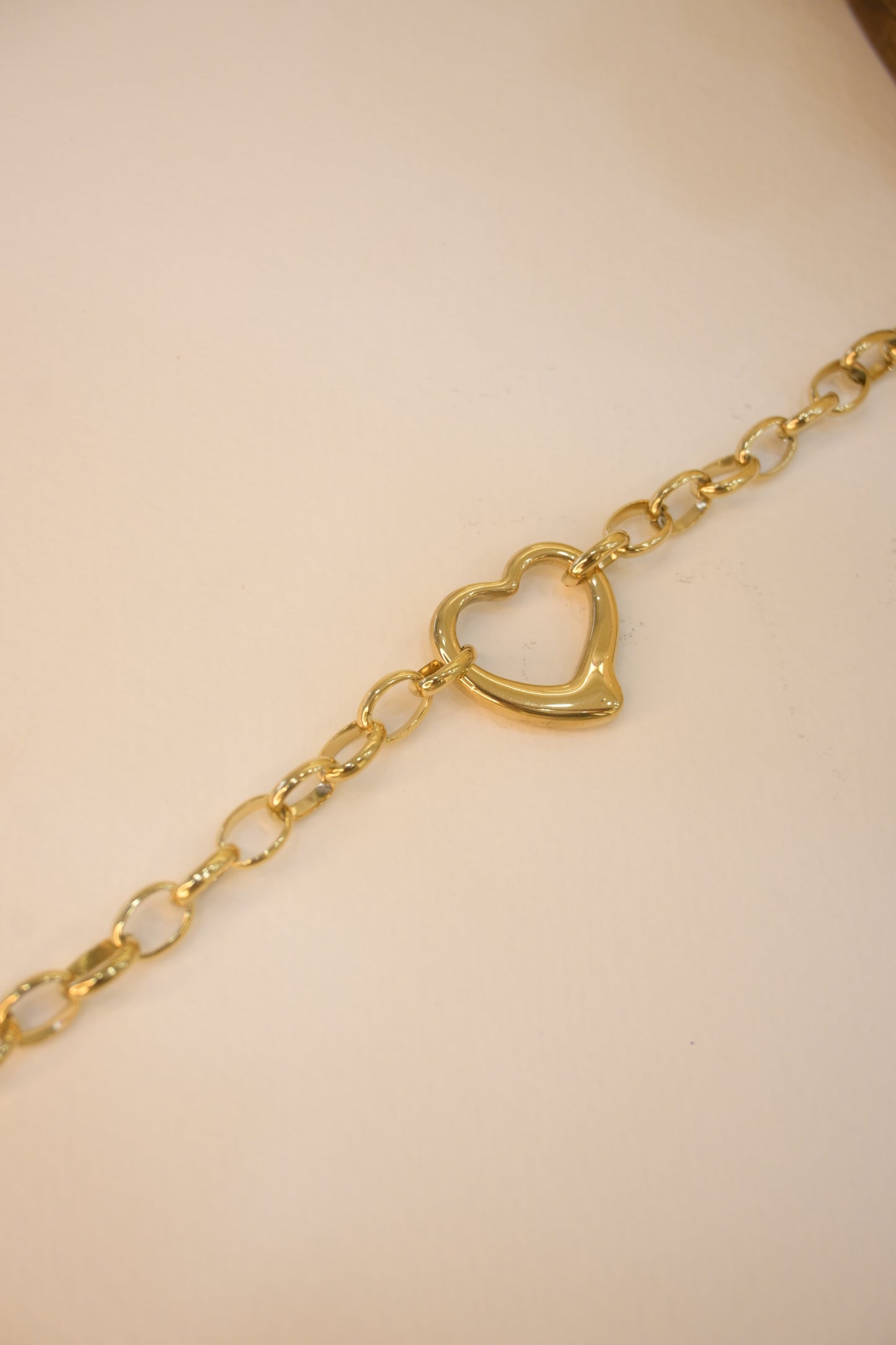 Heart Shape Chain Bracelet