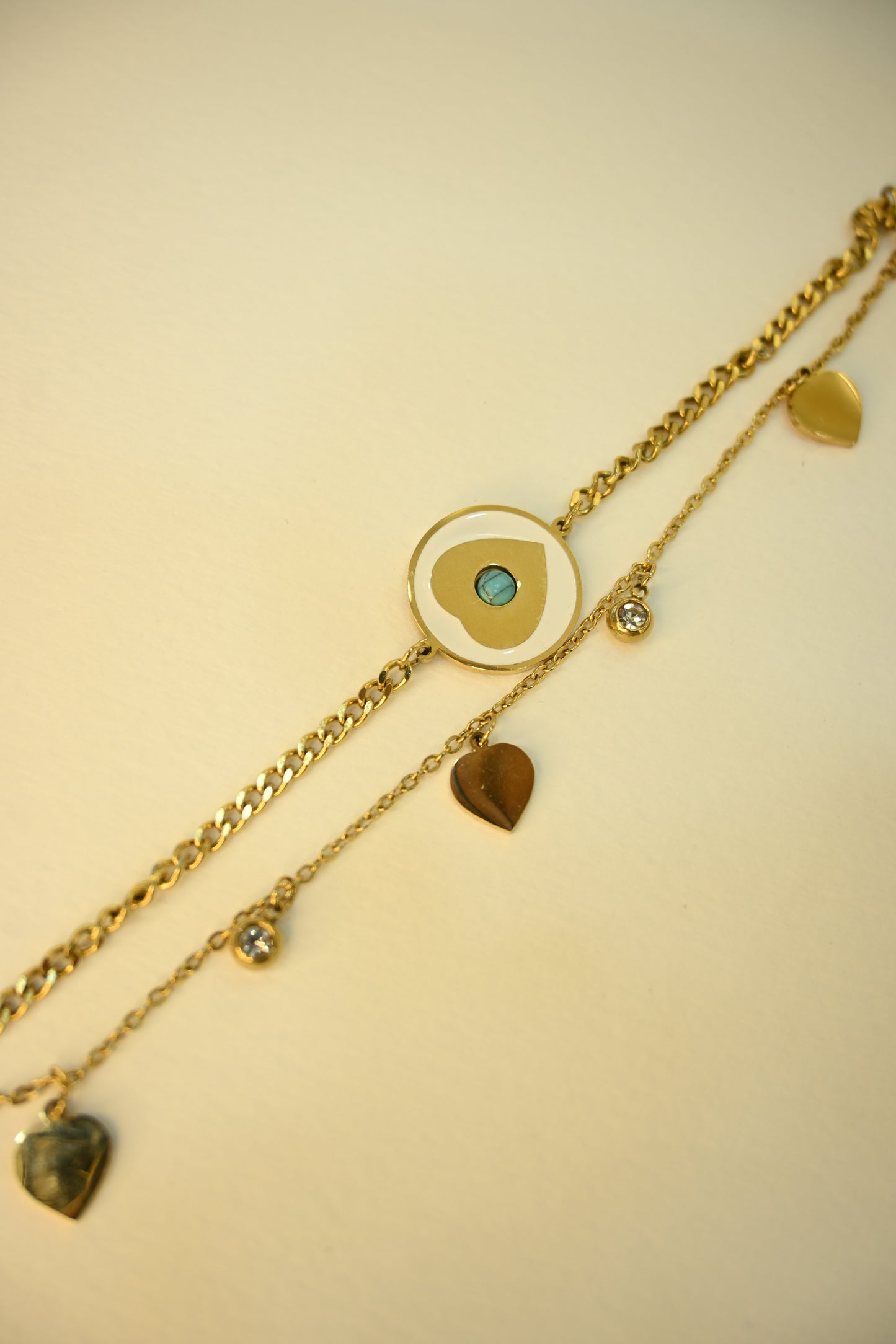 Double Layer Chunky Bracelet