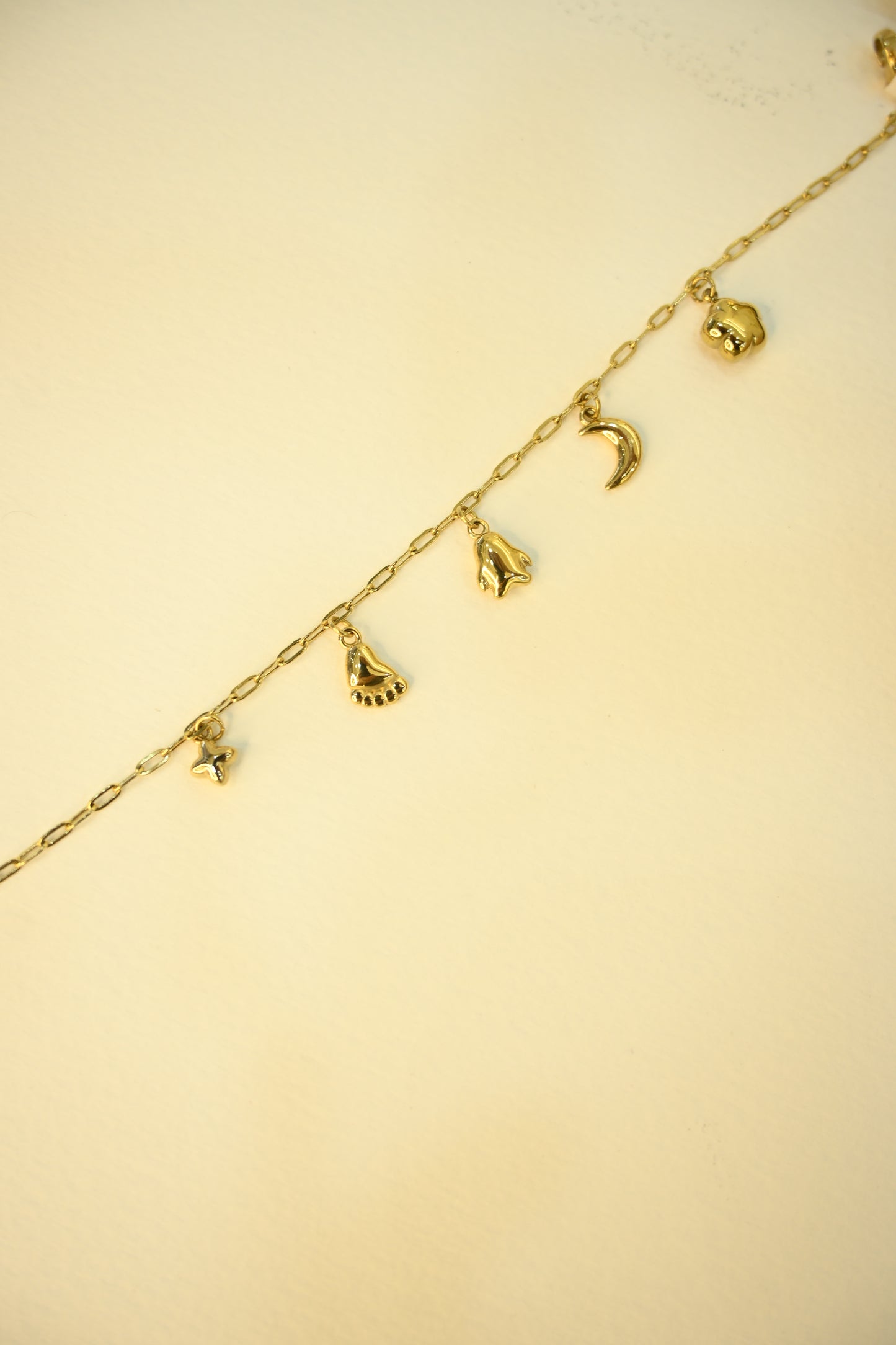 Gold Plated Charm Bracelet