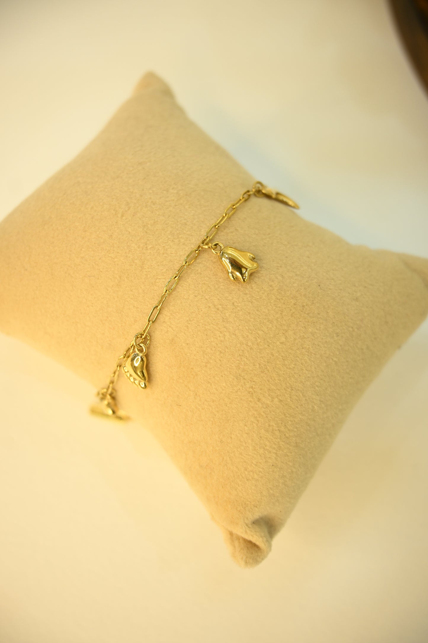 Gold Plated Charm Bracelet
