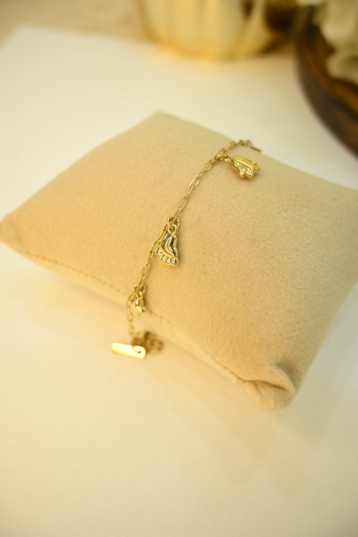 Gold Plated Charm Bracelet