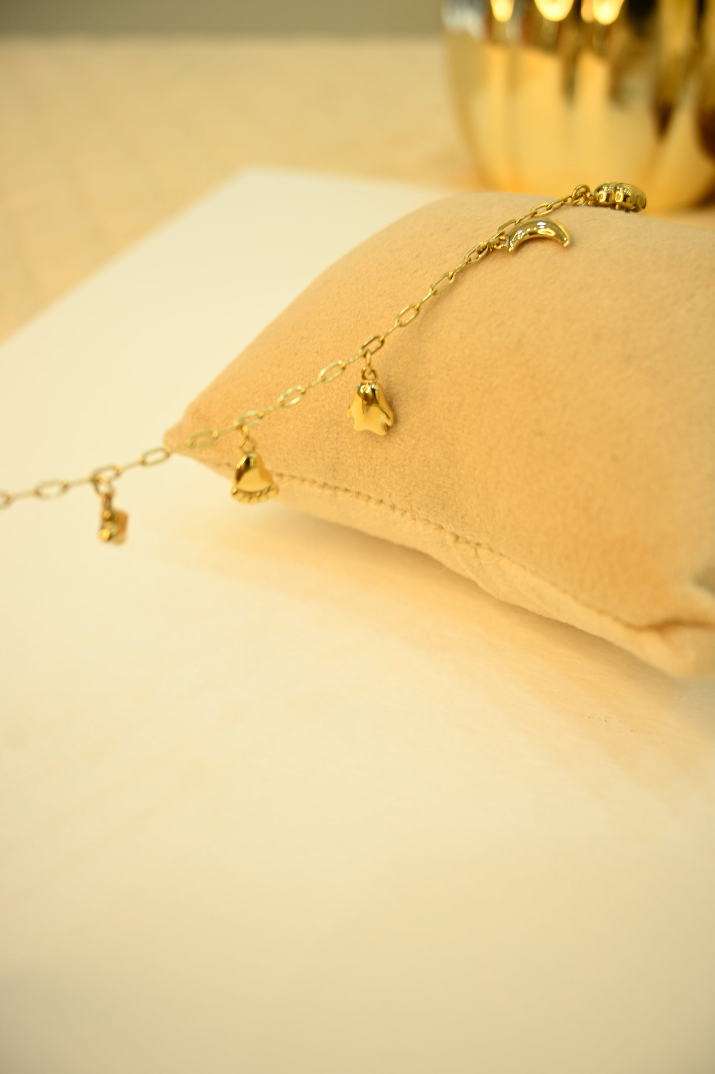 Gold Plated Charm Bracelet
