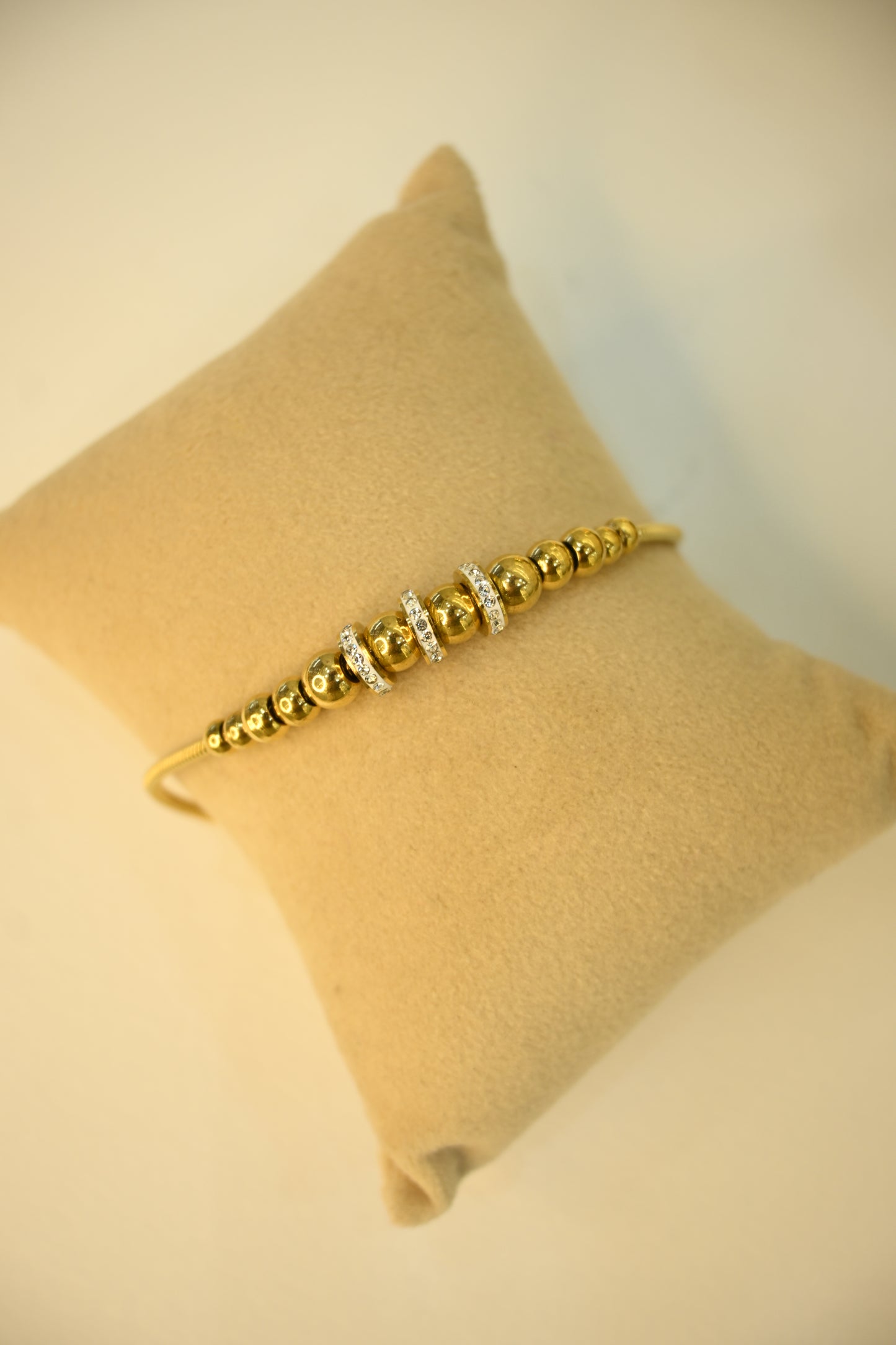 Gold Plated Beaded Bracelet