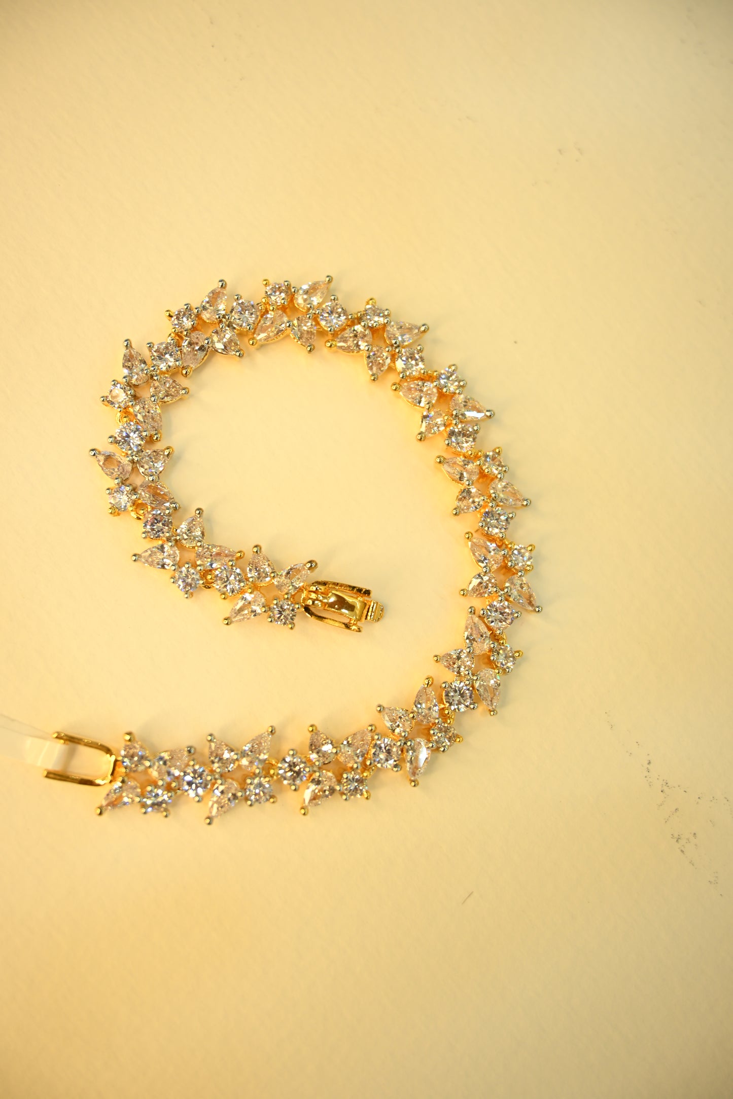 Cubic Zirconia Studded Bracelet