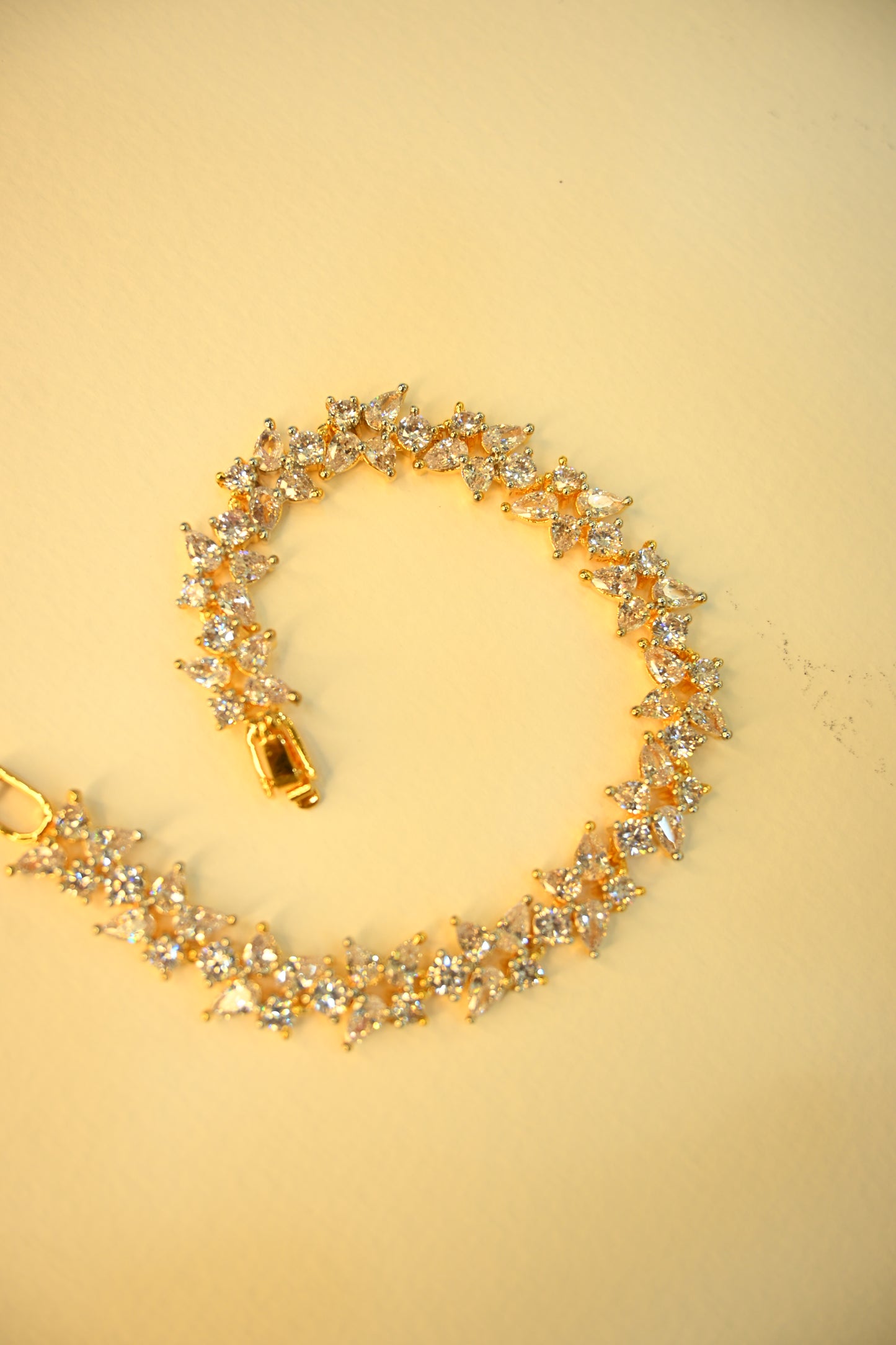 Cubic Zirconia Studded Bracelet