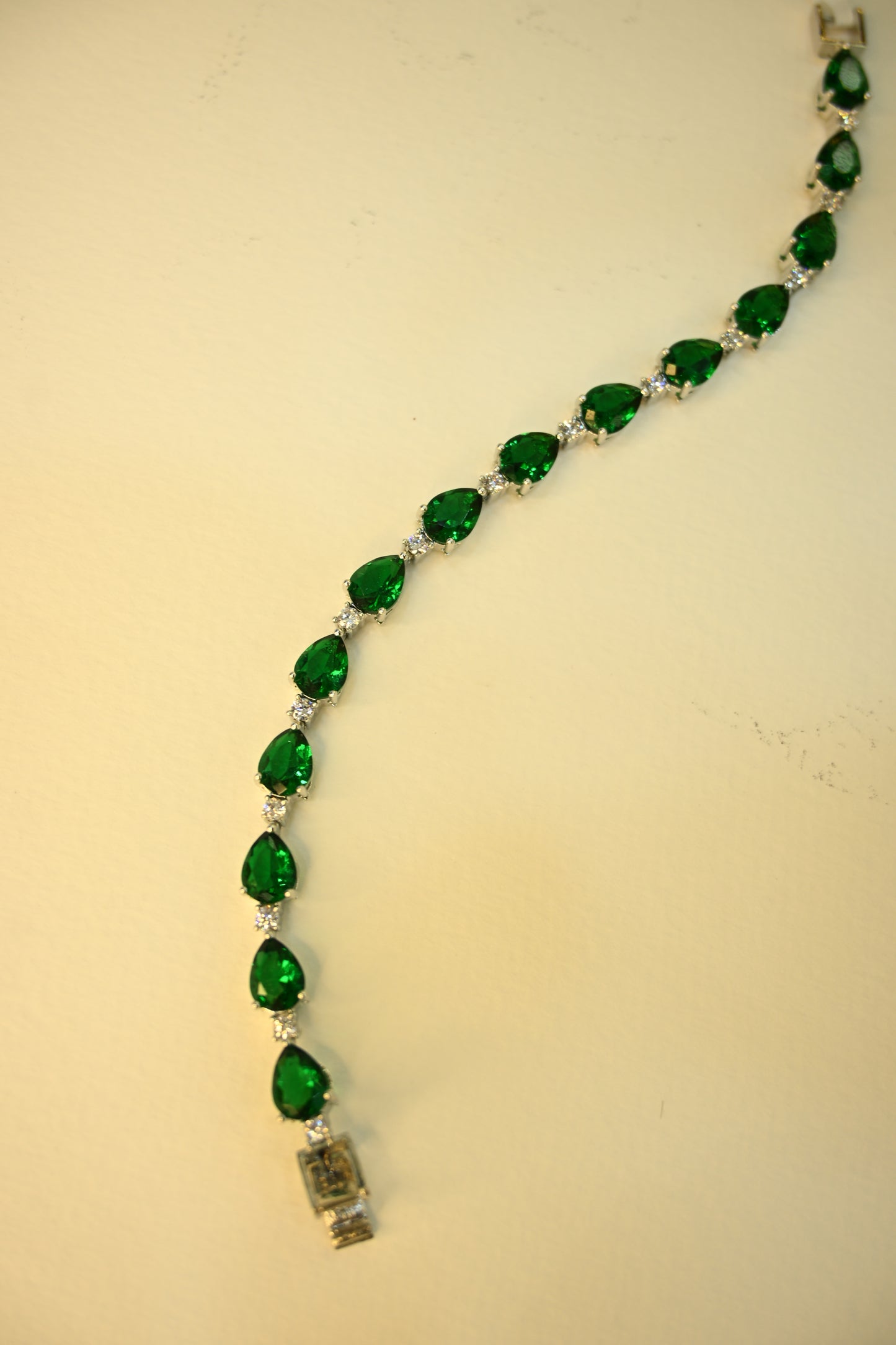 Green Stone Beaded Bracelet