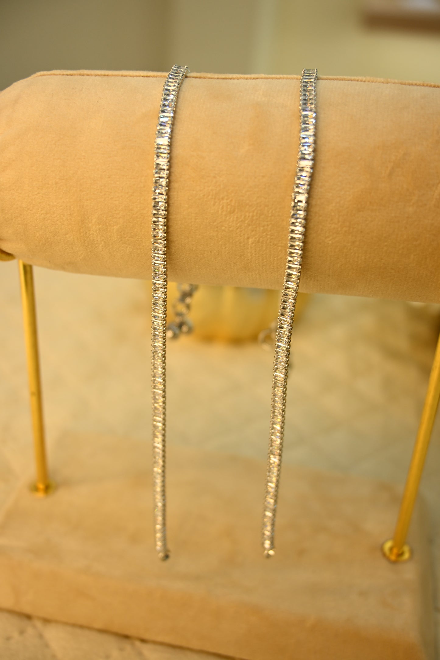 Cubic Zirconia Anklet
