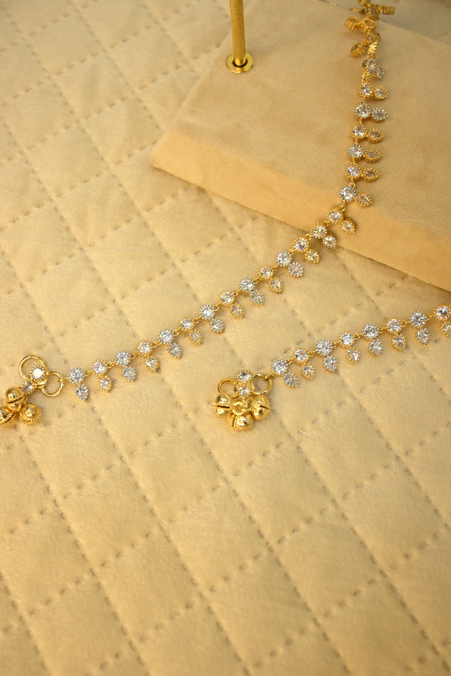 Delicate Cubic Zirconia Anklet