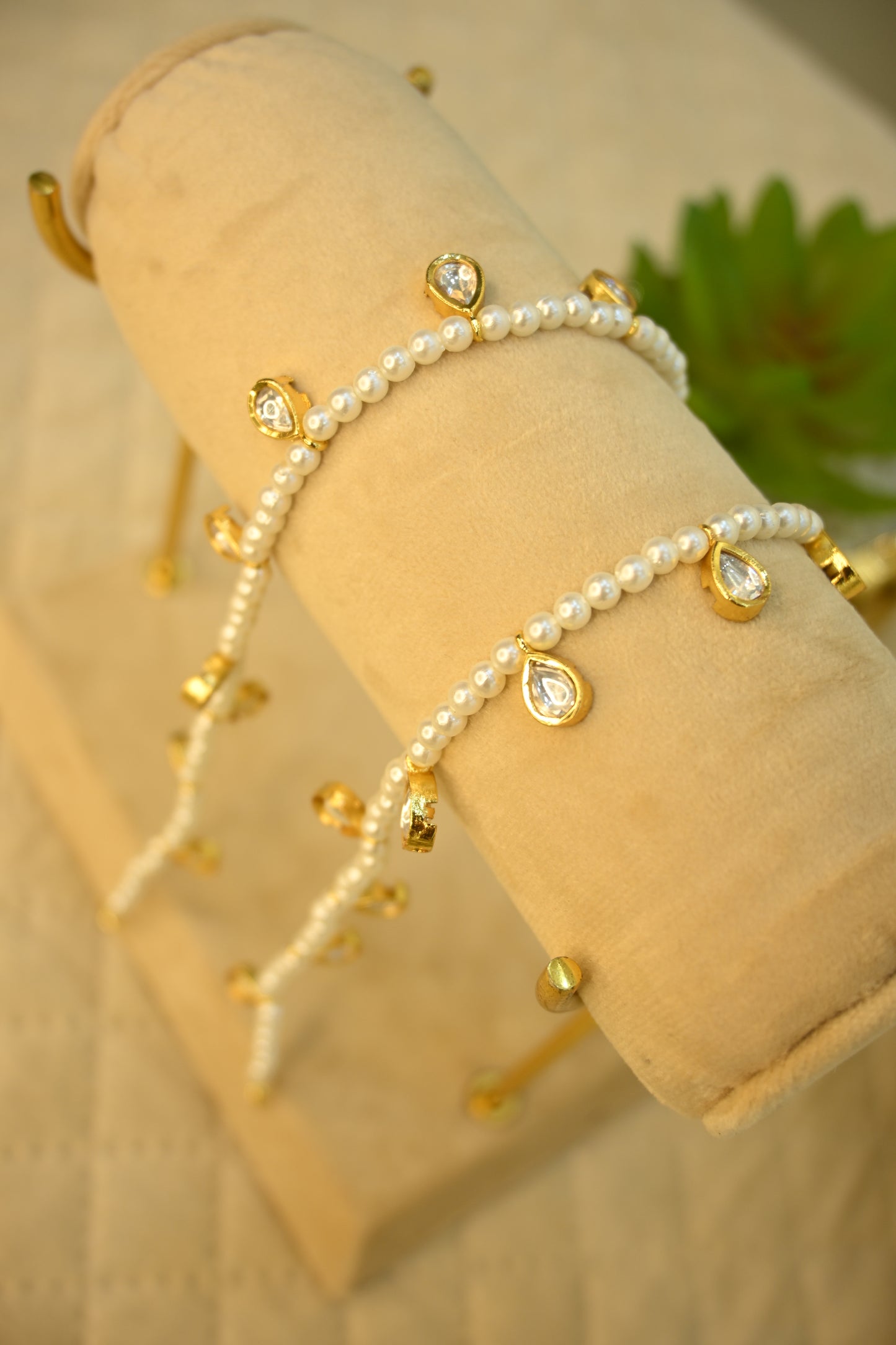 Pearl Beaded Anklet