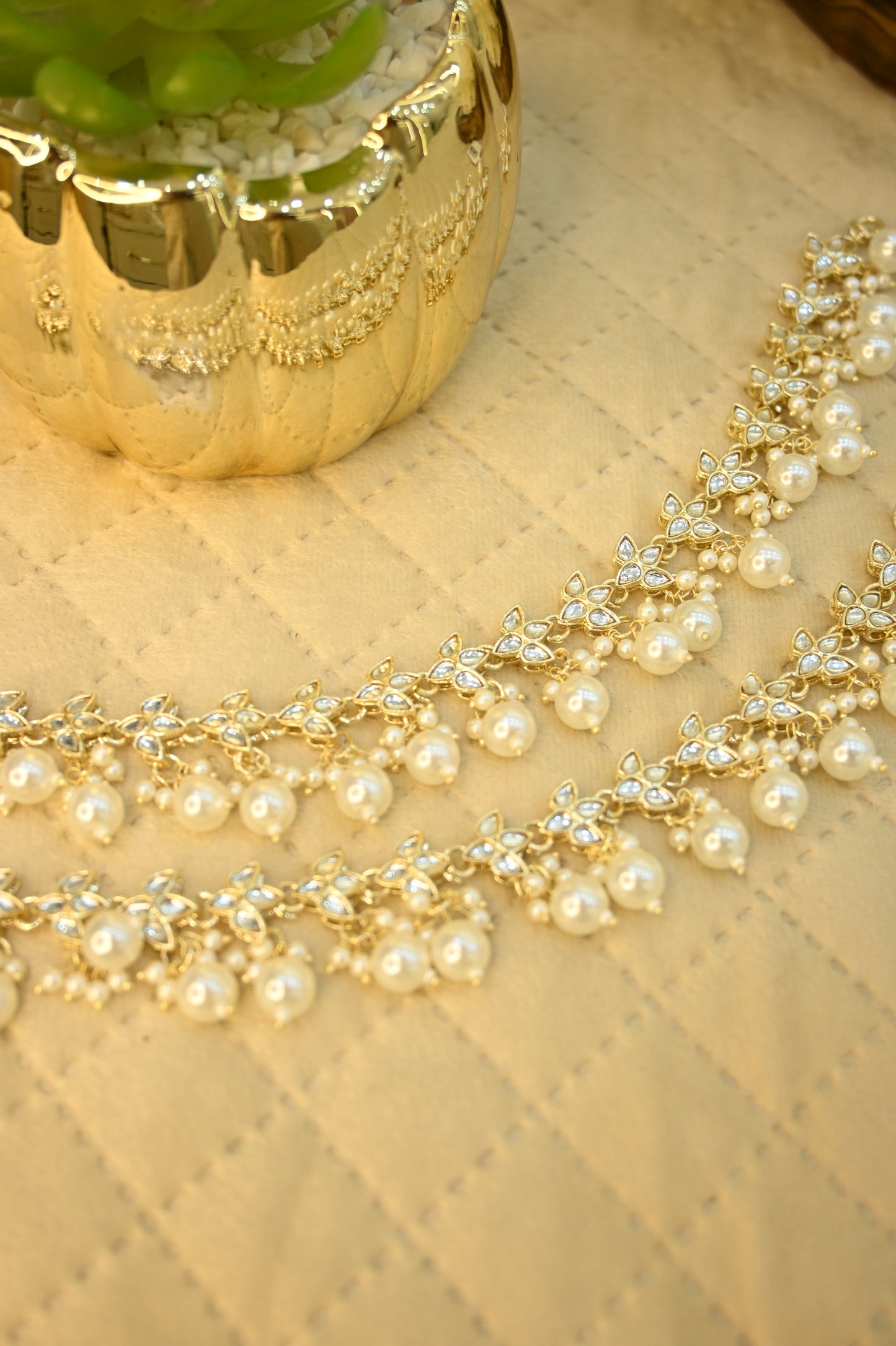 Pearl Stone Anklet