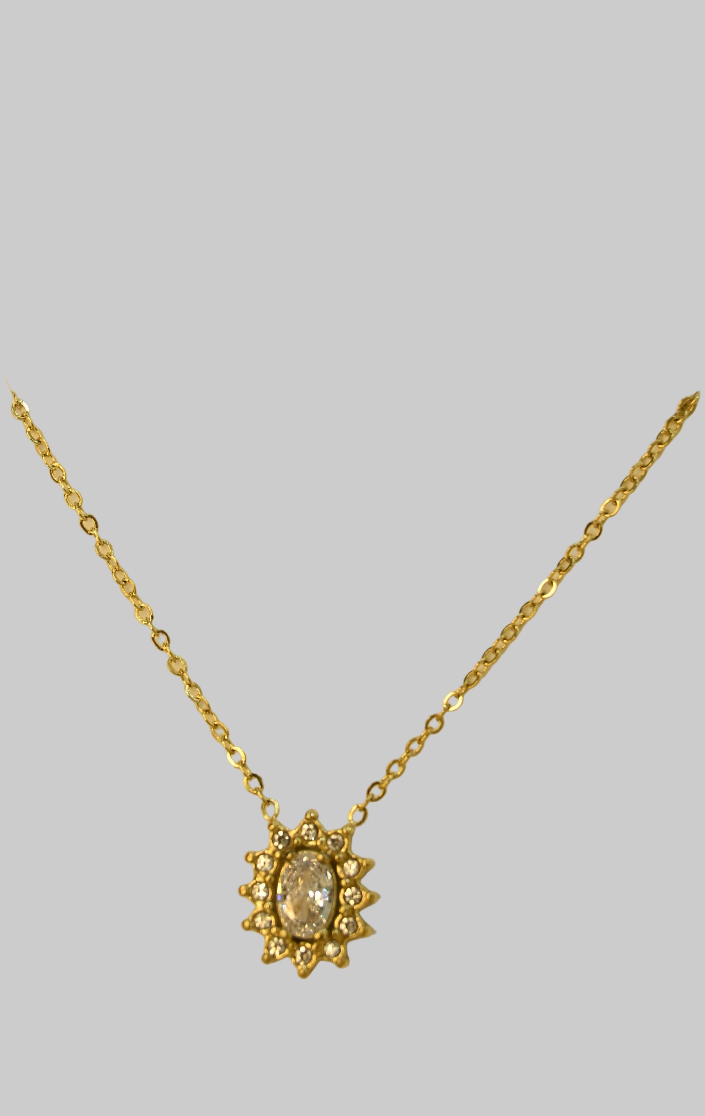 Diamond Halo Pendant