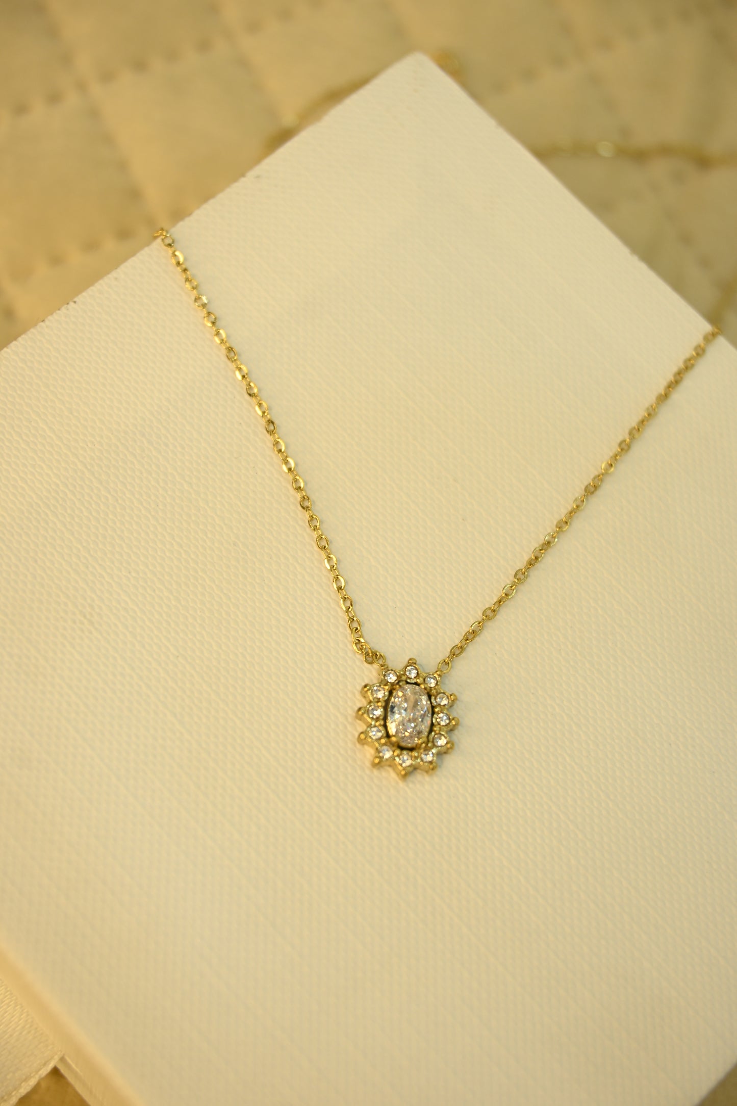 Diamond Halo Pendant