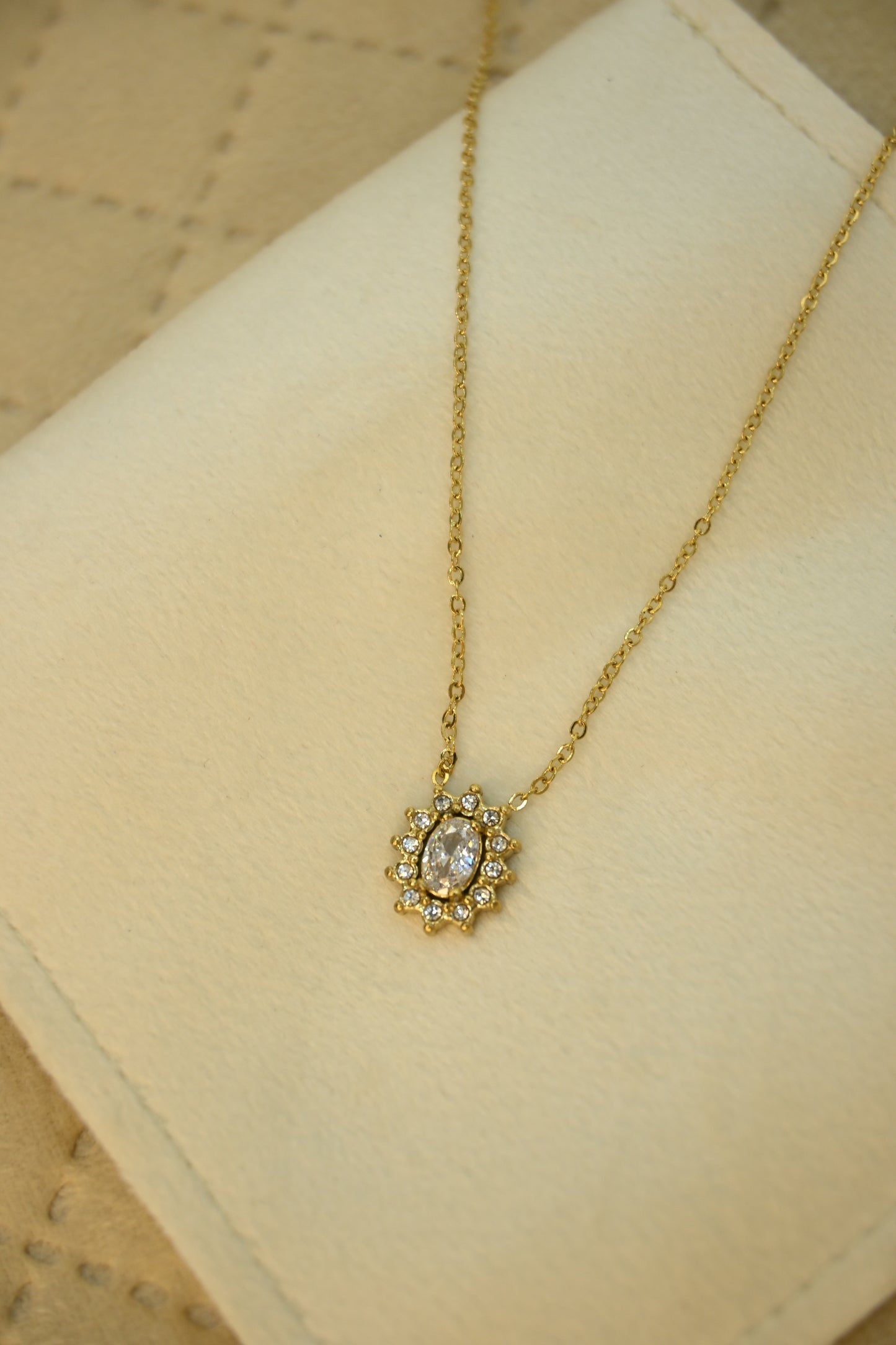 Diamond Halo Pendant