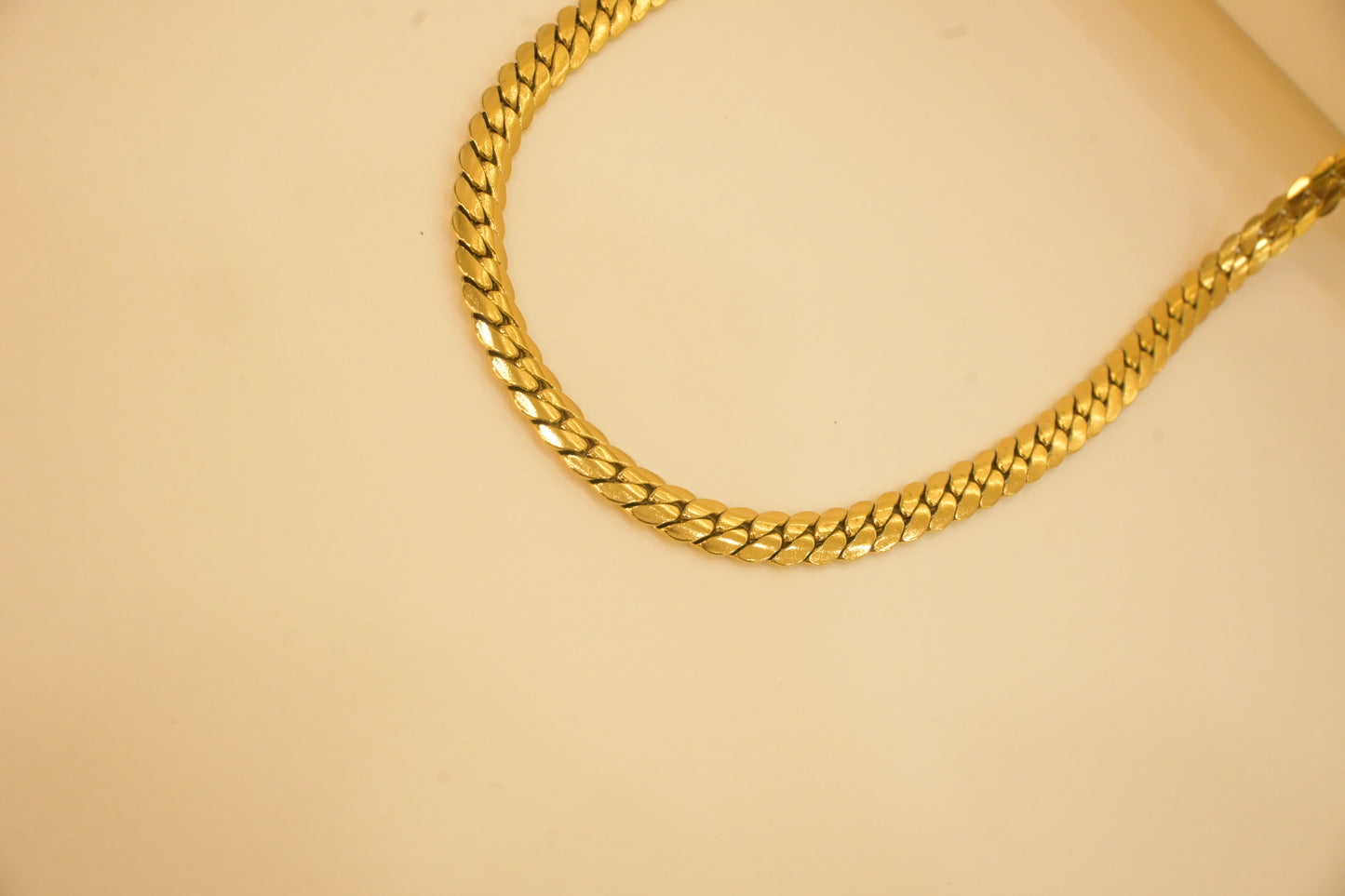 18k gold plated chain