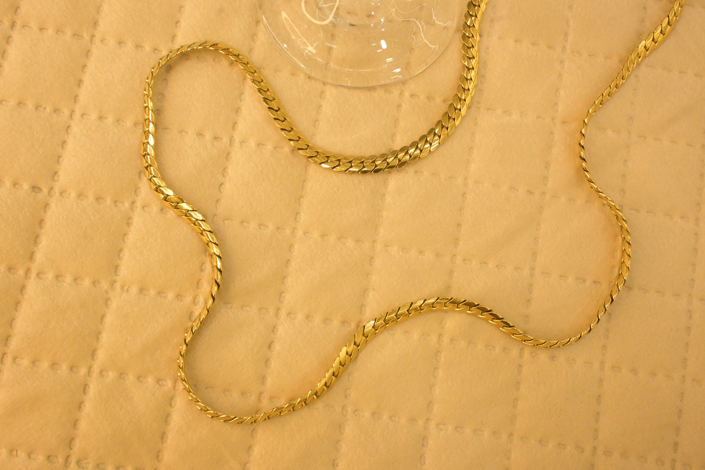18k gold plated chain