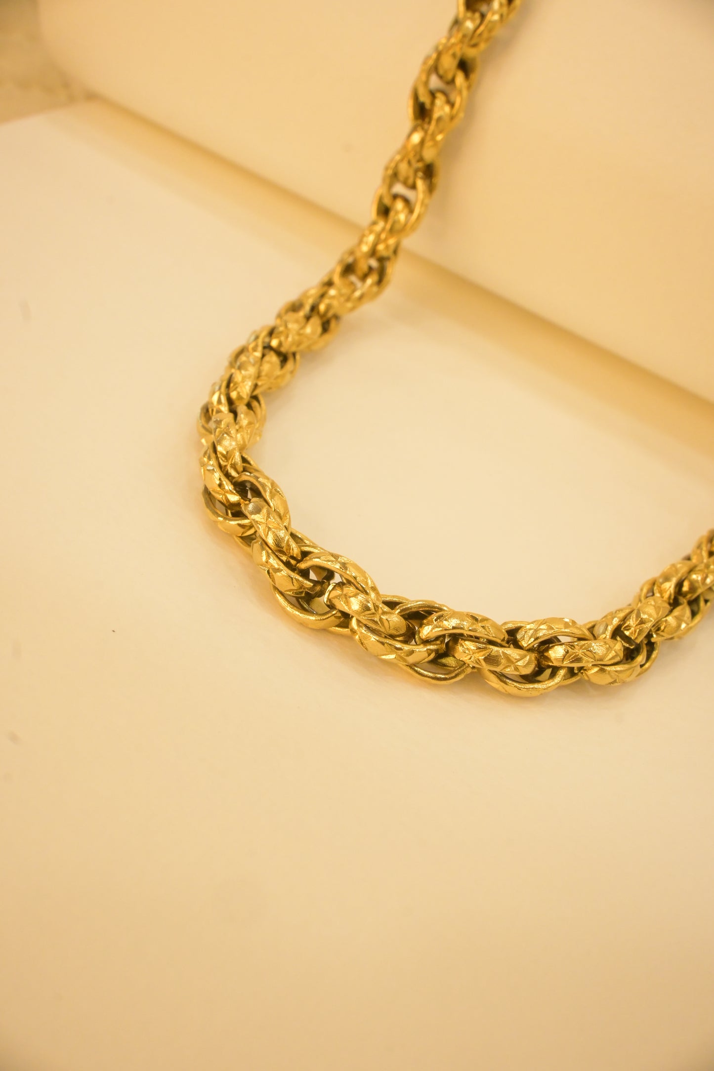 BOUNCER CHAIN 18K GOLD PLATED