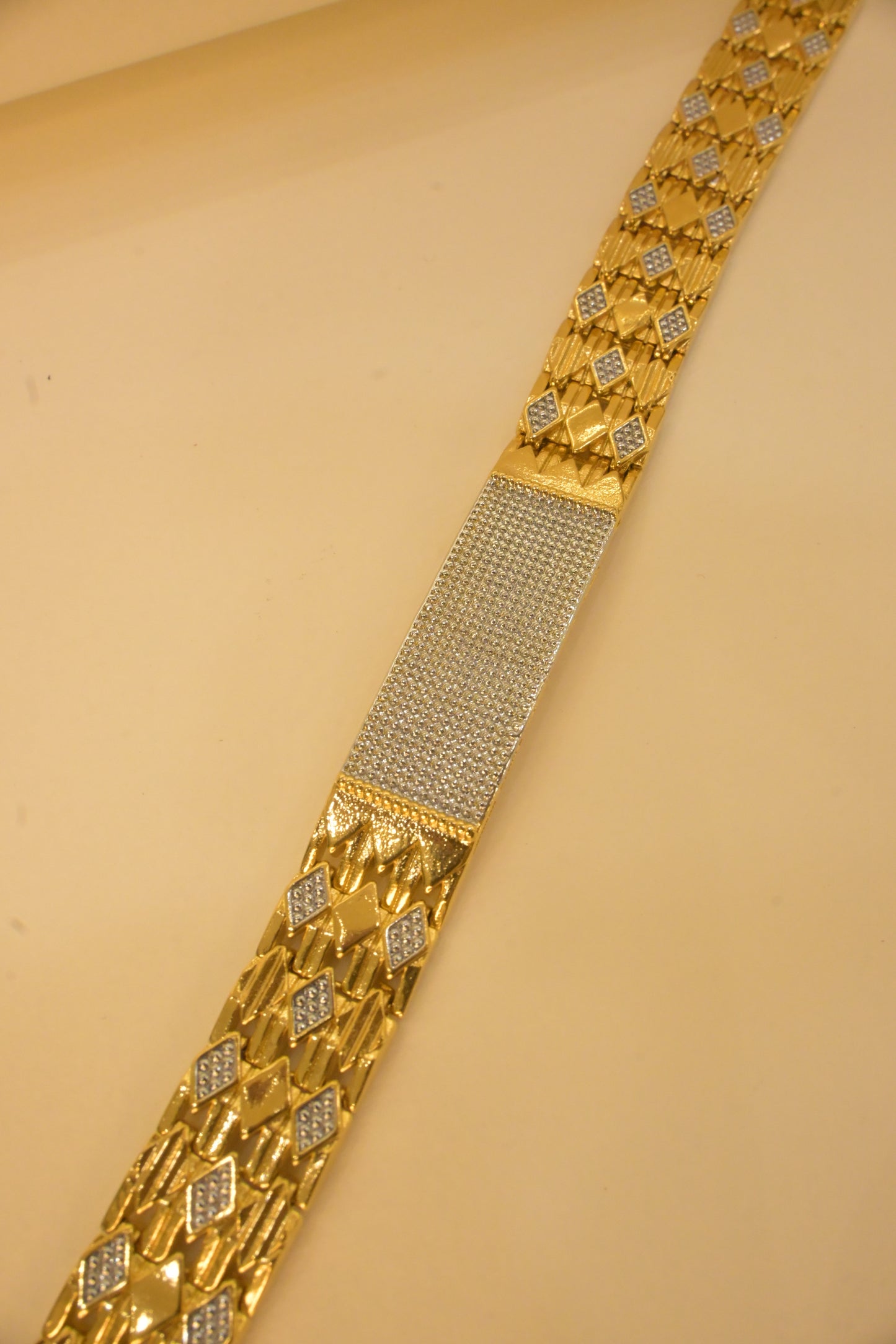 GOLD PLATED & CERAMIC BRACELET