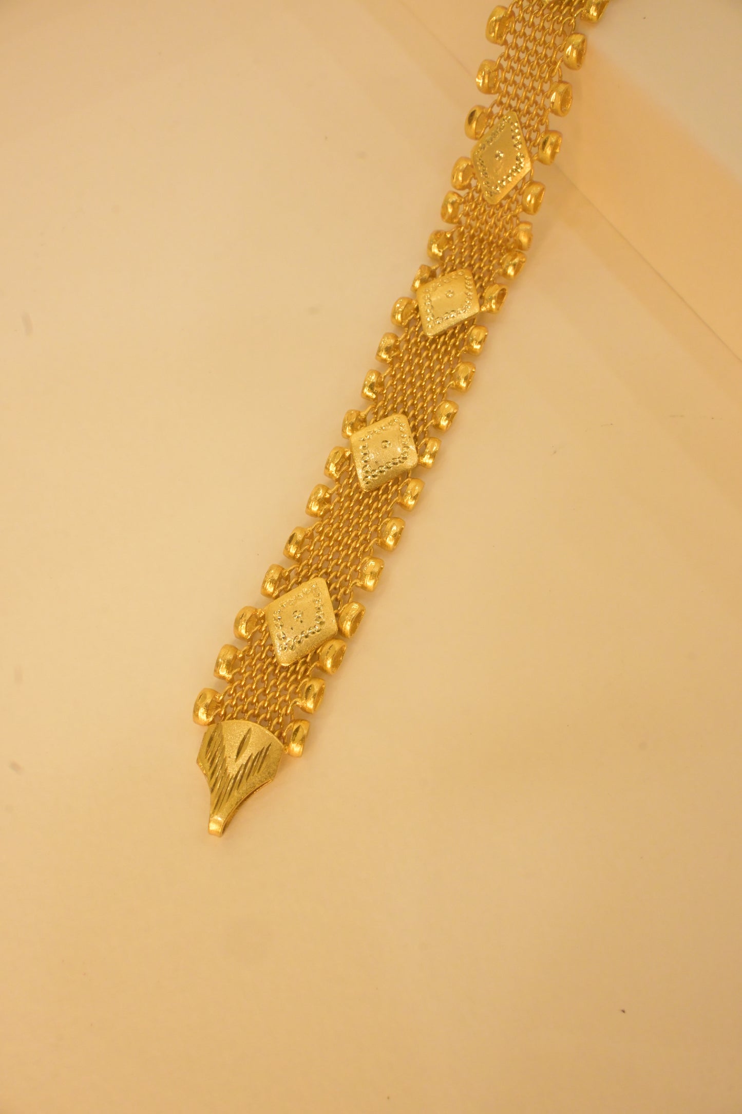 18k gold plated bracelet