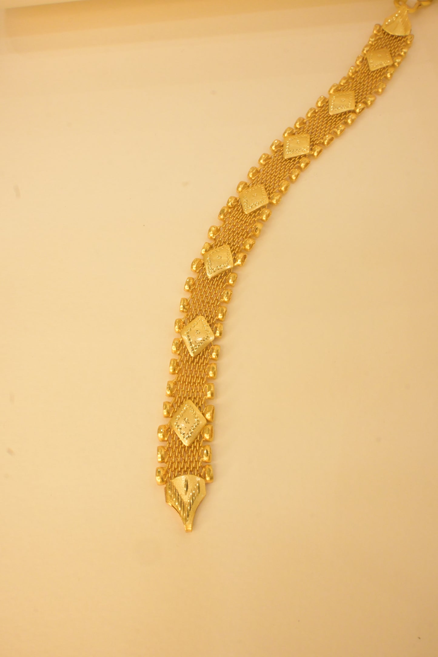 18k gold plated bracelet