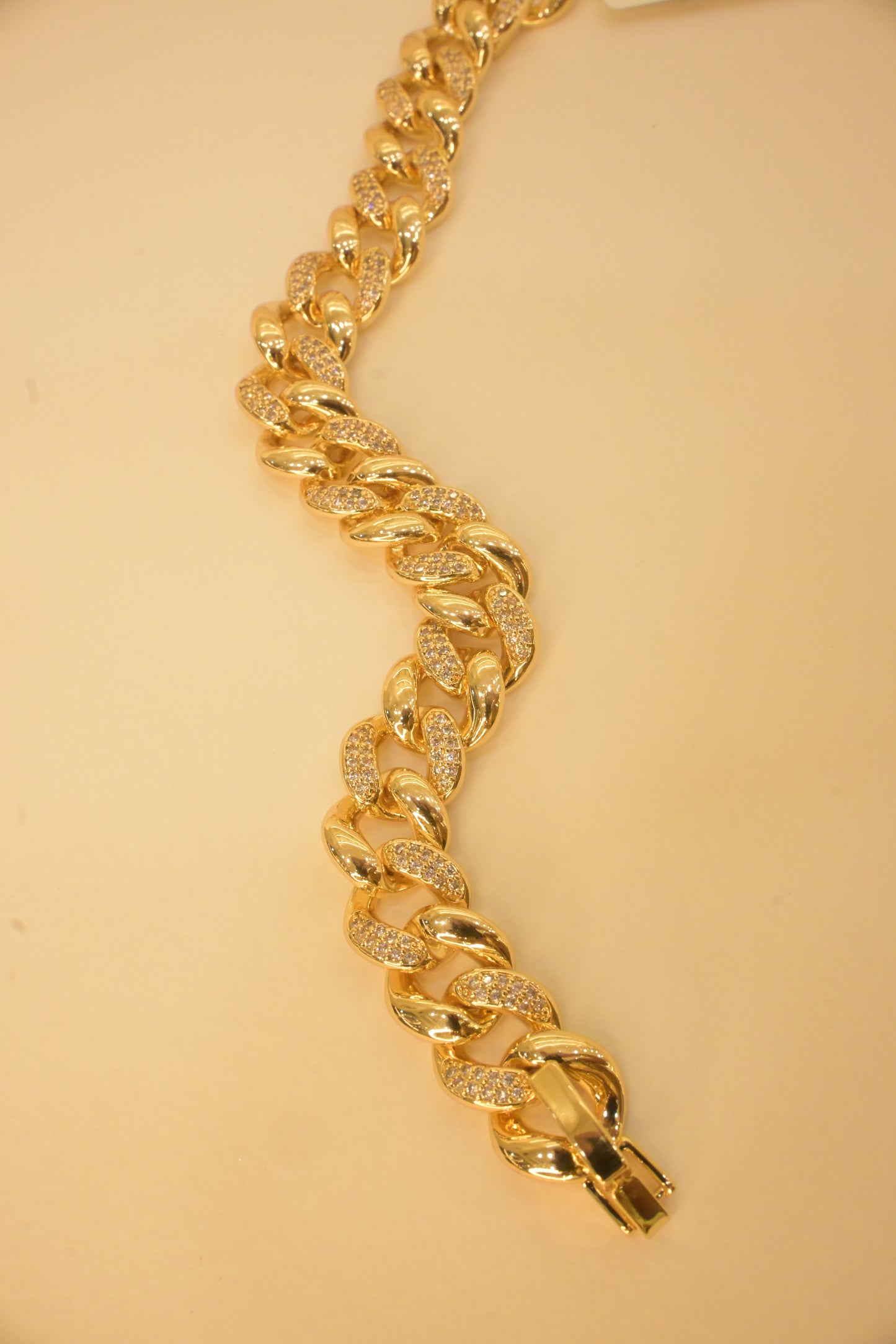 THIK GOLD PLATED BRACELET