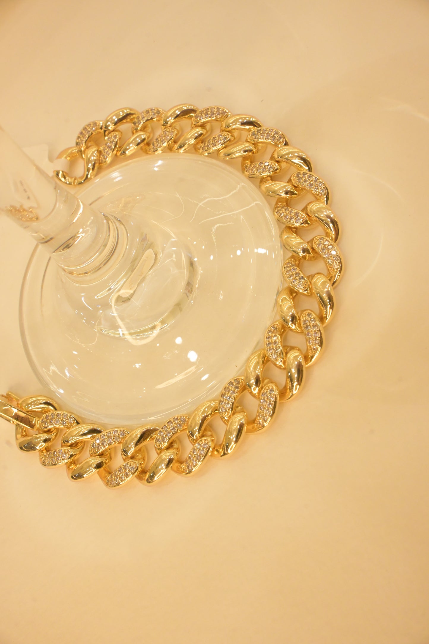 THIK GOLD PLATED BRACELET