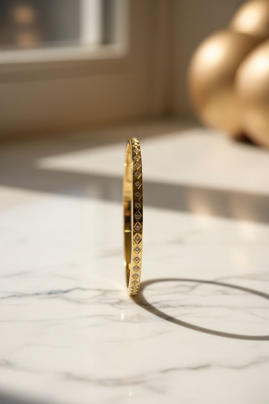 CRYSTAL EMBEDDED BRACELET