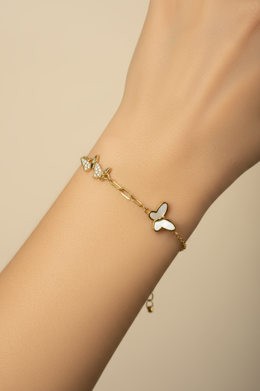 Butterfly Charm Bracelet