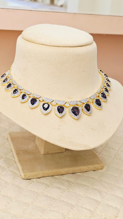 ZIRCON NECKLACE SET