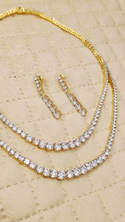 NECLACE SET ZIRCONIA