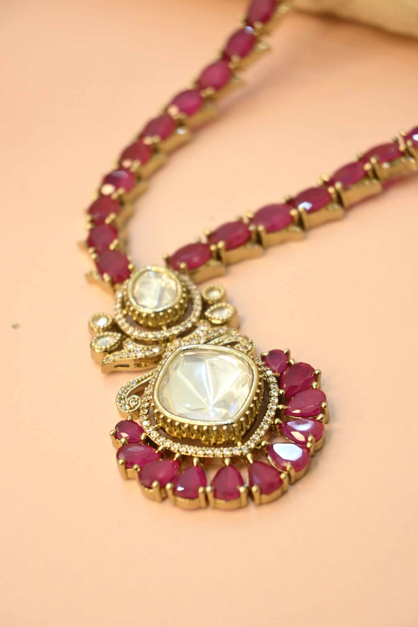 MOISSANITE NECKLACE SET