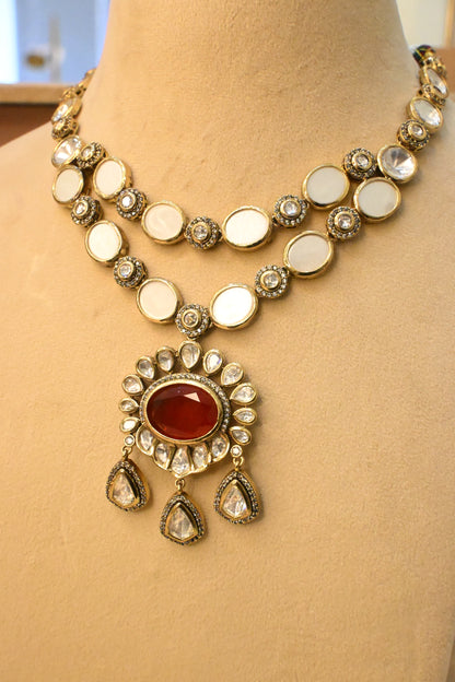 MOISSANITE NECKLACE SET