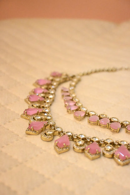 MOISSANITE NECKLACE SET