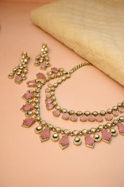 MOISSANITE NECKLACE SET