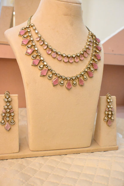 MOISSANITE NECKLACE SET