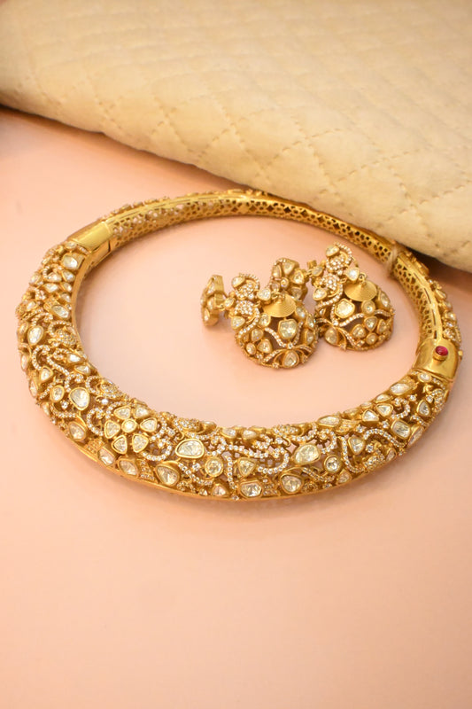 MOISSANITE  NECKLACE SET