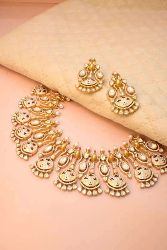 MOISSANITE NECKLACE SET
