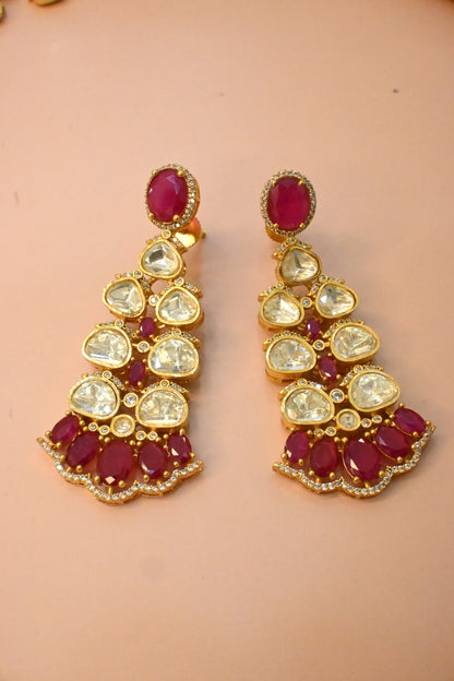 MOISSANITE MULTILAYER NECKLACE SET