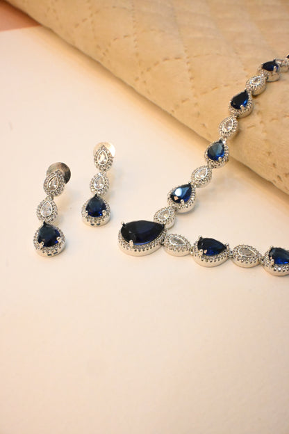 CUBIC ZIRCON NECKACE SET