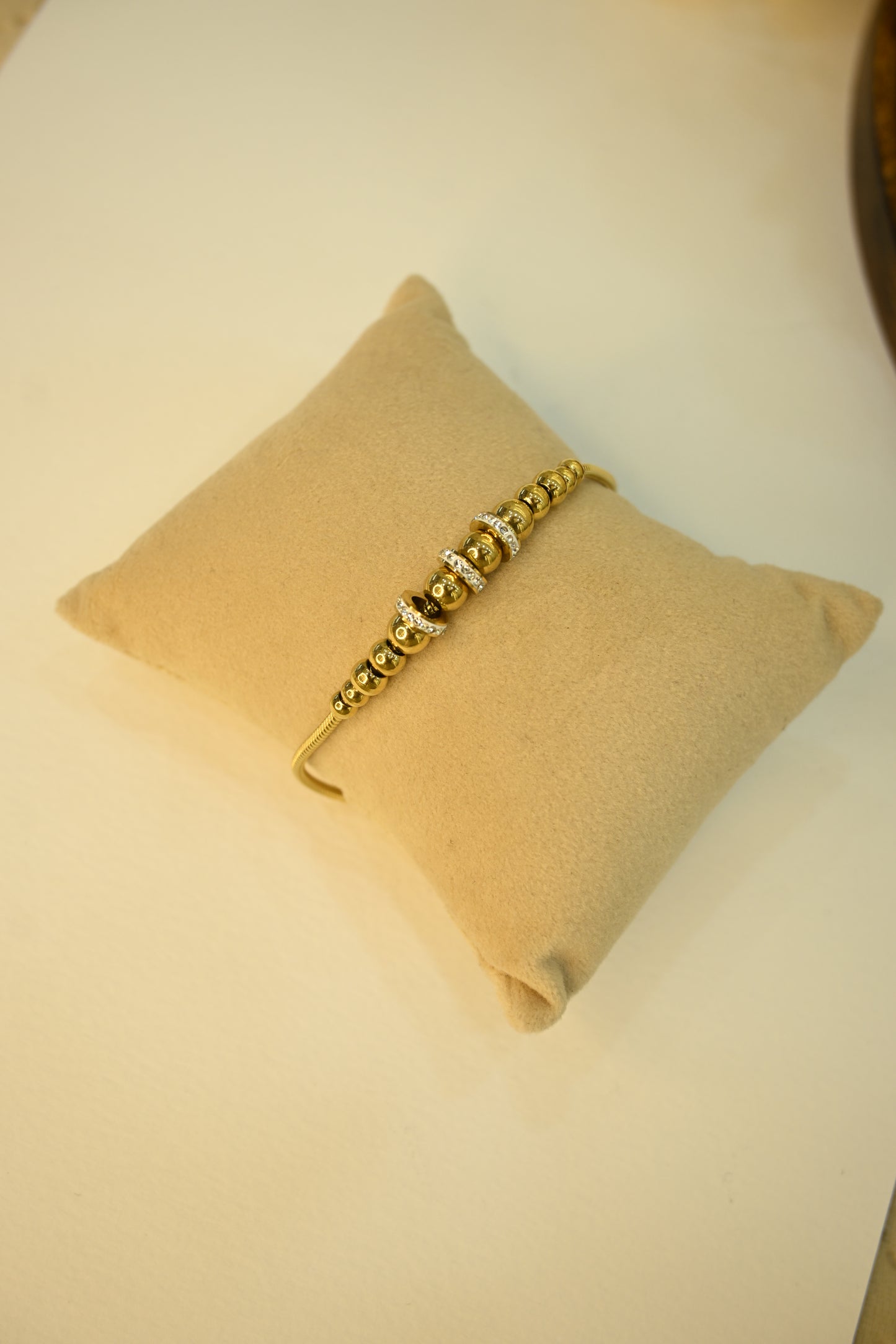 Gold Plated Beaded Bracelet