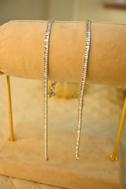 Cubic Zirconia Anklet
