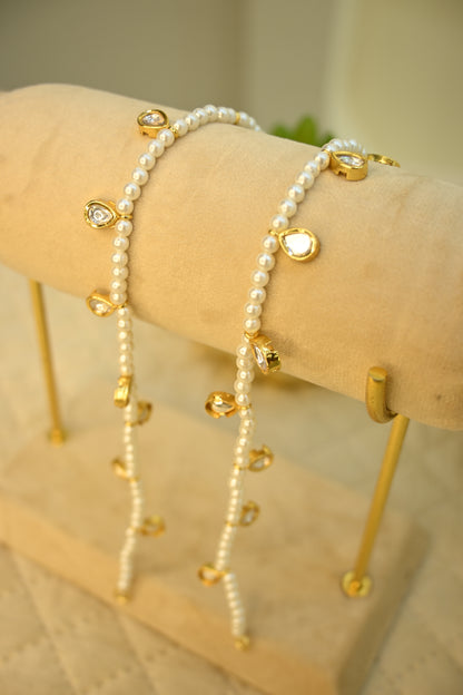Pearl Beaded Anklet
