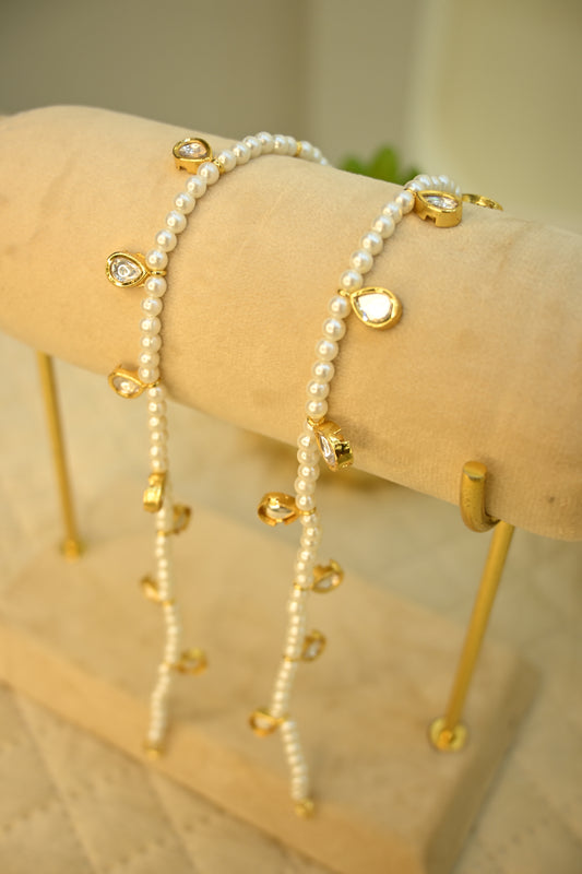 Pearl Beaded Anklet