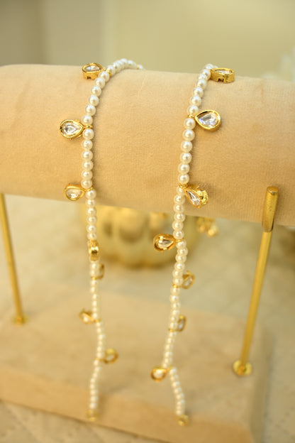 Pearl Beaded Anklet